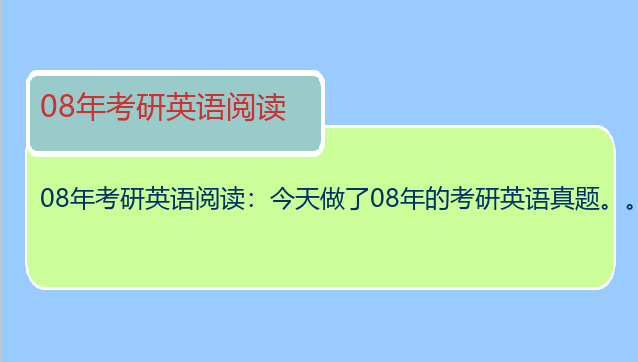 08年考研英语阅读：今天做了08年的考研英语真题。。。求救。。。